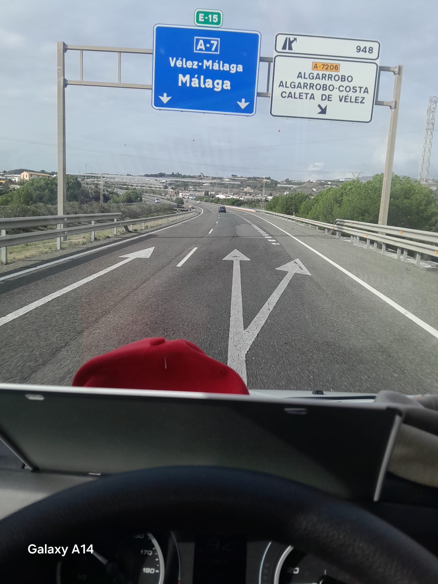 Snelweg A-7 richting Málaga Spanje